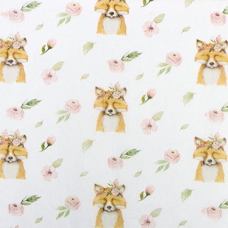 Package Paper "Fox and Garden", 50 cm x 70 cm, 17 grams-1