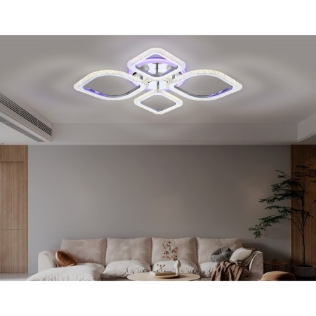 LED ceiling LED with Ambrella Light, Original, Fa5148, LED, 62 W, ​​4650LUM, 3000-6400K, Chromium color-1