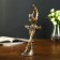 Polystone souvenir "Ballerina, hands to the sky" under bronze 24.5x8x8 cm