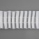 Curtain tape fixed assembly, matte, 3 cm, 50 ± 1 m, white color