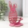 Standing for the egg "Bunny" 8.5x8.5x14.5 cm (set 4 parts) bright lilac