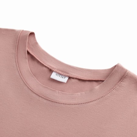Women's set (T-shirt, shorts) minku: Home Collection Tsarily beige color, size 48-6