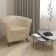 Bange "Laguna", 780 × 630 × 790 mm, leatherette, coffee color with milk