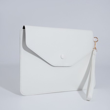 Bag-clate on the magnet, strap on the wrist, white color-3
