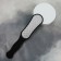 Foot Terka, laser, with a rubberized handle, bilateral, 25.8 cm, black color
