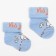 Socks children's bunny, blue color, size 7-8