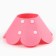 Soft collar for animals felt felt, pink cent, size m