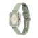 Women's watch, D-2 cm, silicone strap L-25 cm, green