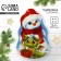 Plate Snowman "Dragosh", 13.4 x 20.5 cm