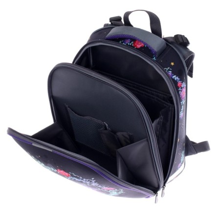 School backpack 38 x 30 x 16 cm, ergonomic back, stavia "owl", gray-10