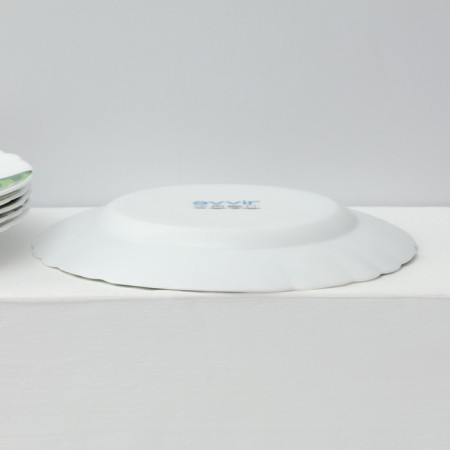 Service table "Fern sheet", 37 items, glass ceramics-17