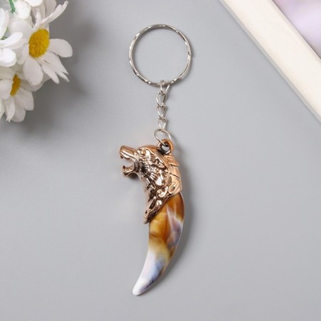 Plastic key "Fang with a wolf" 5.7x1.3x2.3 cm-1