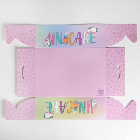 Capcake box, confectionery packaging, 6 cells, Unicake, 23 x 16 x 7.5 cm-3
