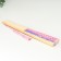 Fan bamboo, textile h = 21 cm "butterflies in sakura" lilac-pink, with a brush