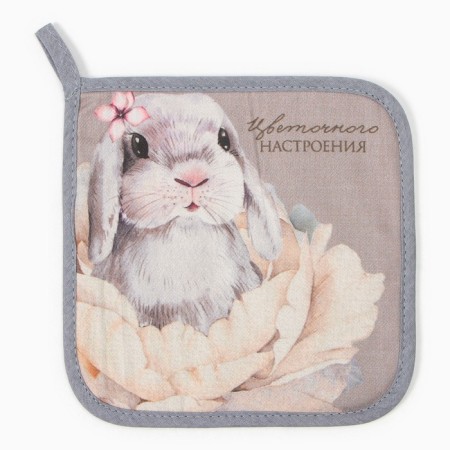 Gift "bunny" towel 40x73cm, 19x19cm sever-4