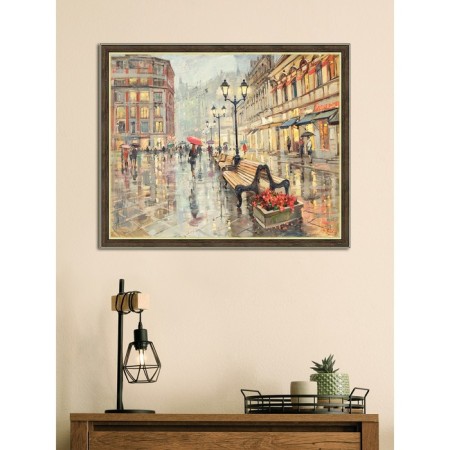 Reproduction of the picture "Kuznetsk bridge", 40x50, frame (45-1311)-5