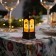 LED figure "Bronze Lantern with cats" 5 × 12 × 5 cm, plastic, batteries AG13x3, glow warm white