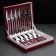 A set of cutlery "Amethyst", 24 items, thickness 2.5 mm, decorative box, color mix