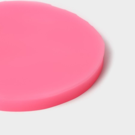 Mold Dolyana "Balt", silicone, d = 8.5 cm, pink color-3