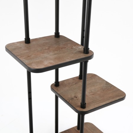 LAKSI Flowers stand Yuna, 288x503x1175, black/Santorini pine-2