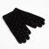 Women's gloves minaku is monophonic with rhinestones, 23 cm, cent