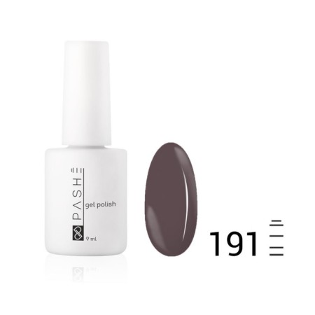 Color gel polish Pashe, No. 191 Night lavender, 9 ml