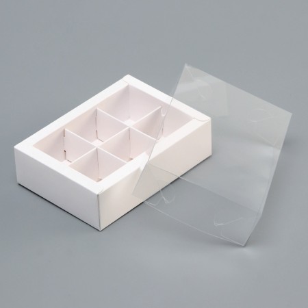 Box for 6 sweets, 13.7 x 9.85 x 3.85 cm. Confectionery packaging-2