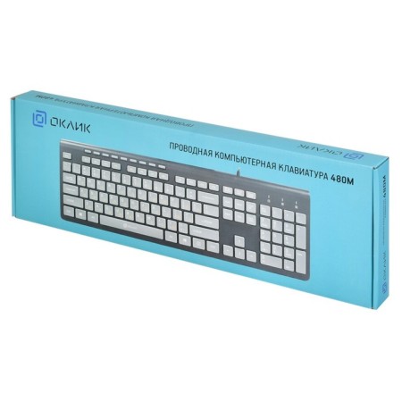 Keyboard Rick 480m Black/Gray USB Slim Multimedia (1067199)-7