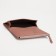 Women's wallet on the button, pink color