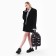 Backpack School Textile Teddy, 42x14x28 cm, black color