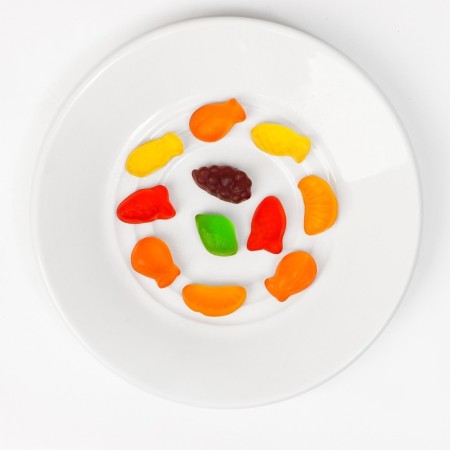 YUPI marmalade with a taste of fruit cocktail, 12 g-1