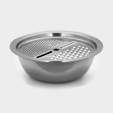 A set of stainless steel dishes are “assistant”, d = 28 cm (bowl), h = 9.4 cm (heater)
