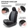 Autoshekhli university Autoprofi TT-902P BK/D.Gy (M), polyester, a set of 9 items, front row, rear row, black/dark gray