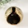 Ceramics candlestick per 1 candle "Pomegranate" d = 4.5 cm gold 10x10x11.5 cm