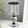 Glass of glass per 1 candle "Crystal ball" Black inserts 14x7x7 cm