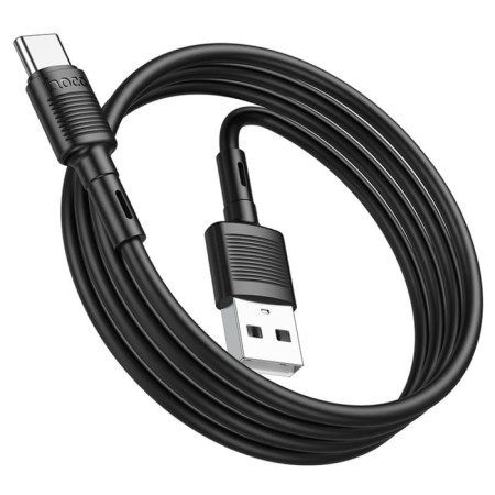 Hoco X83, Type -C cable - USB, 3 A, 1 m, data transfer, PVC, black-2