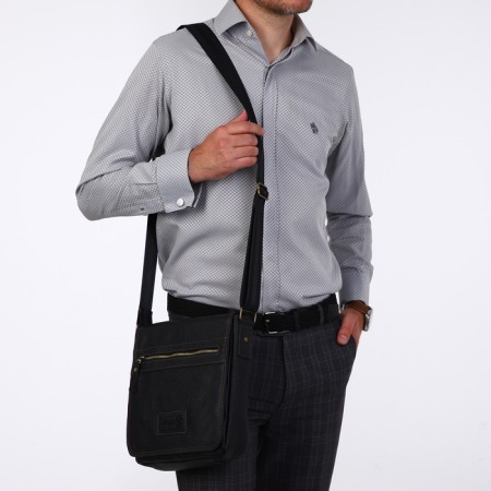 Male bag, xl zolo, black color-6