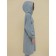 Dress for girls, height 122 cm, gray color