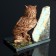 Souvenir "Eagle owl", 10x15x10 cm, coil, gypsum