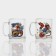 New Year's glass tea mug "Flowers and snakes", 320 ml, mix