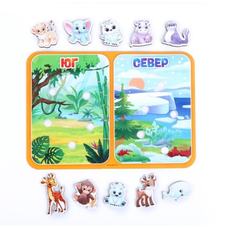 Velcro sorter "What is the difference" South-Severs "-3