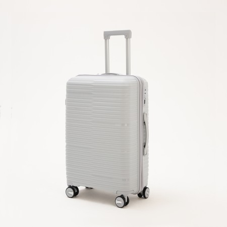 Middle suitcase 24 ", lightning department, code castle, 4 wheels, color gray color
