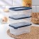 A set of rectangular containers for freezing Morozko products, 1 l, 3 pcs, color mix