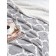 Lord Grey Plaid, size 130x150 cm, monogram, gray