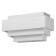 Sconces "Kauri" 1he27 12W white 25x13.5x10.5 cm