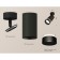 AMBRELLA LIGHT, TECHNO, XM6323014, GU5.3, Black Sand Black Complex