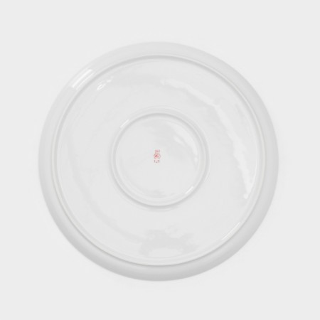 Set of porcelain plates for Sealife pizza, 7 objects, Mix drawing-10