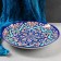 Largan Rishtan ceramics "Flowers", 32 cm, blue