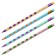 Pencil b/g of Berlingo "Metallic Ergo" HB, plastic, trihedral, sharpened, eraser, assorted