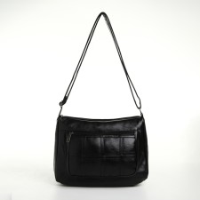Women's bag with lightning, black color